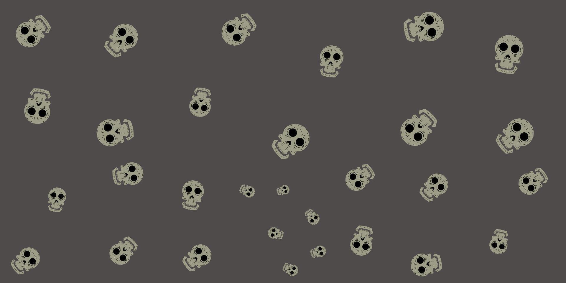 Skull background, with halloween theme vector