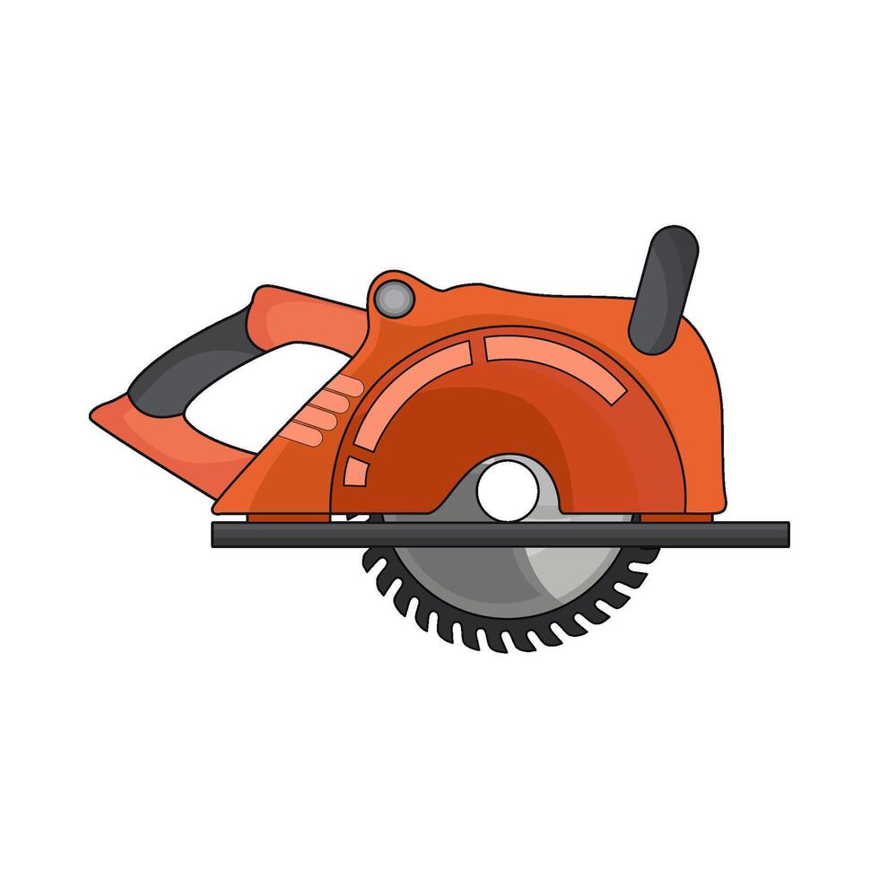 illustration of circular saw vector