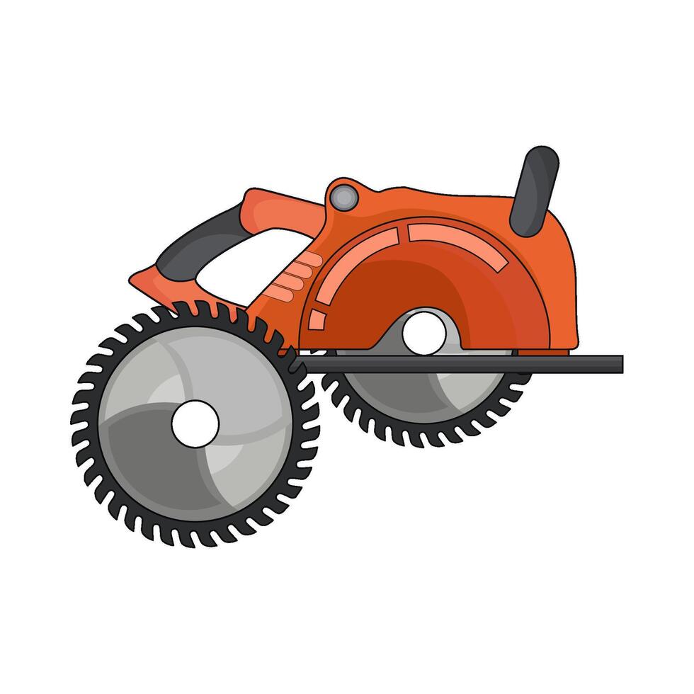 illustration of circular saw vector