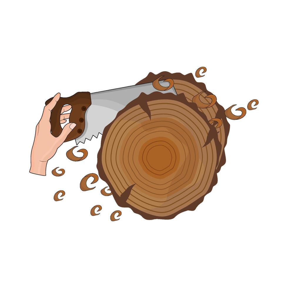 illustration of saw vector