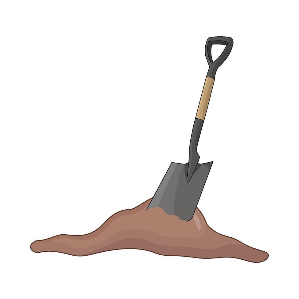 illustration of shovel vector
