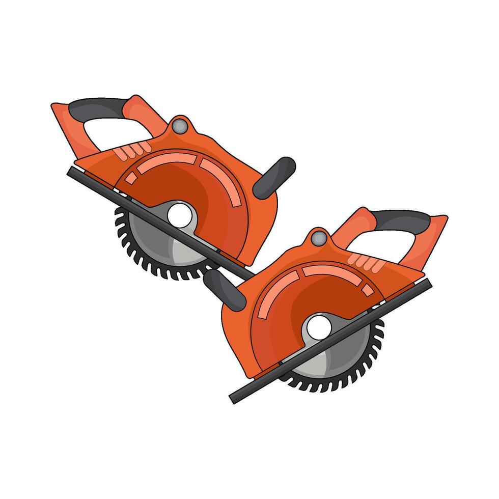 illustration of circular saw vector