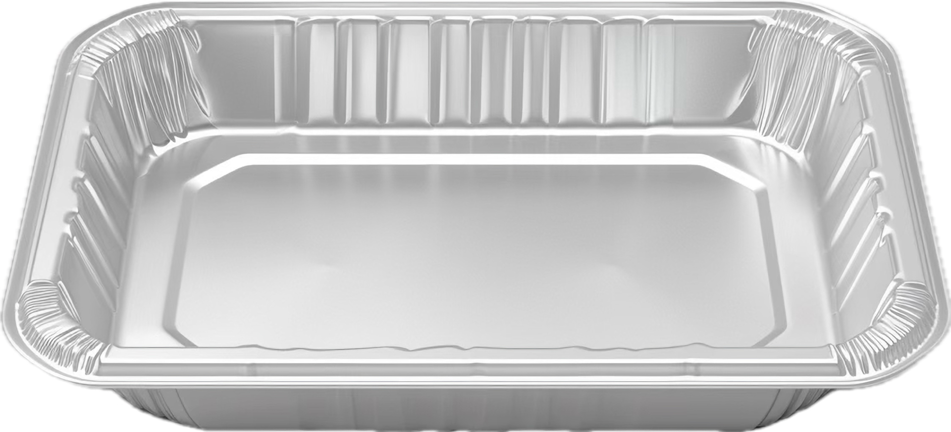 Empty Rectangular Plastic Food Container. png