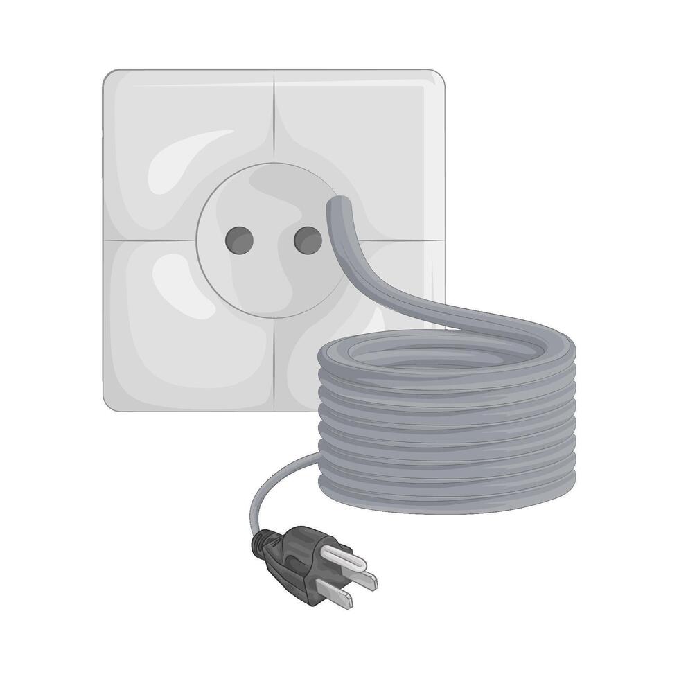 Illustration of plug vector