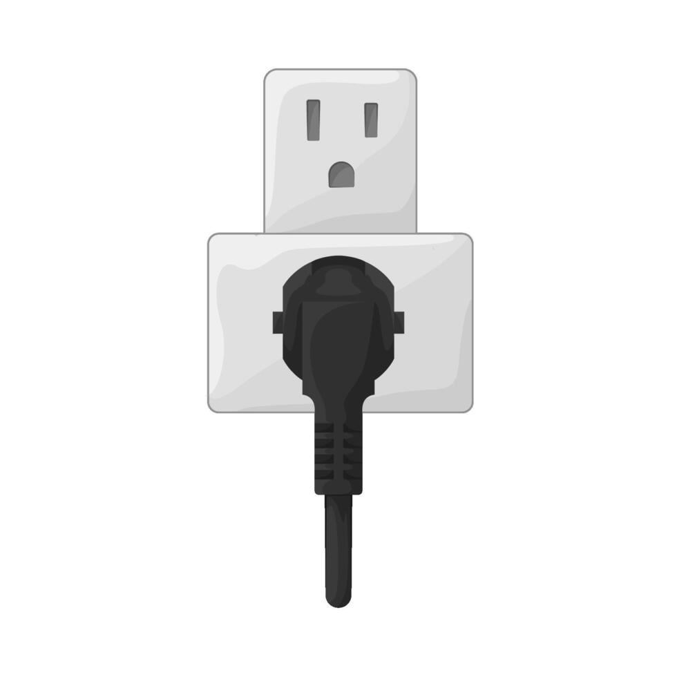 illustration of plug in vector