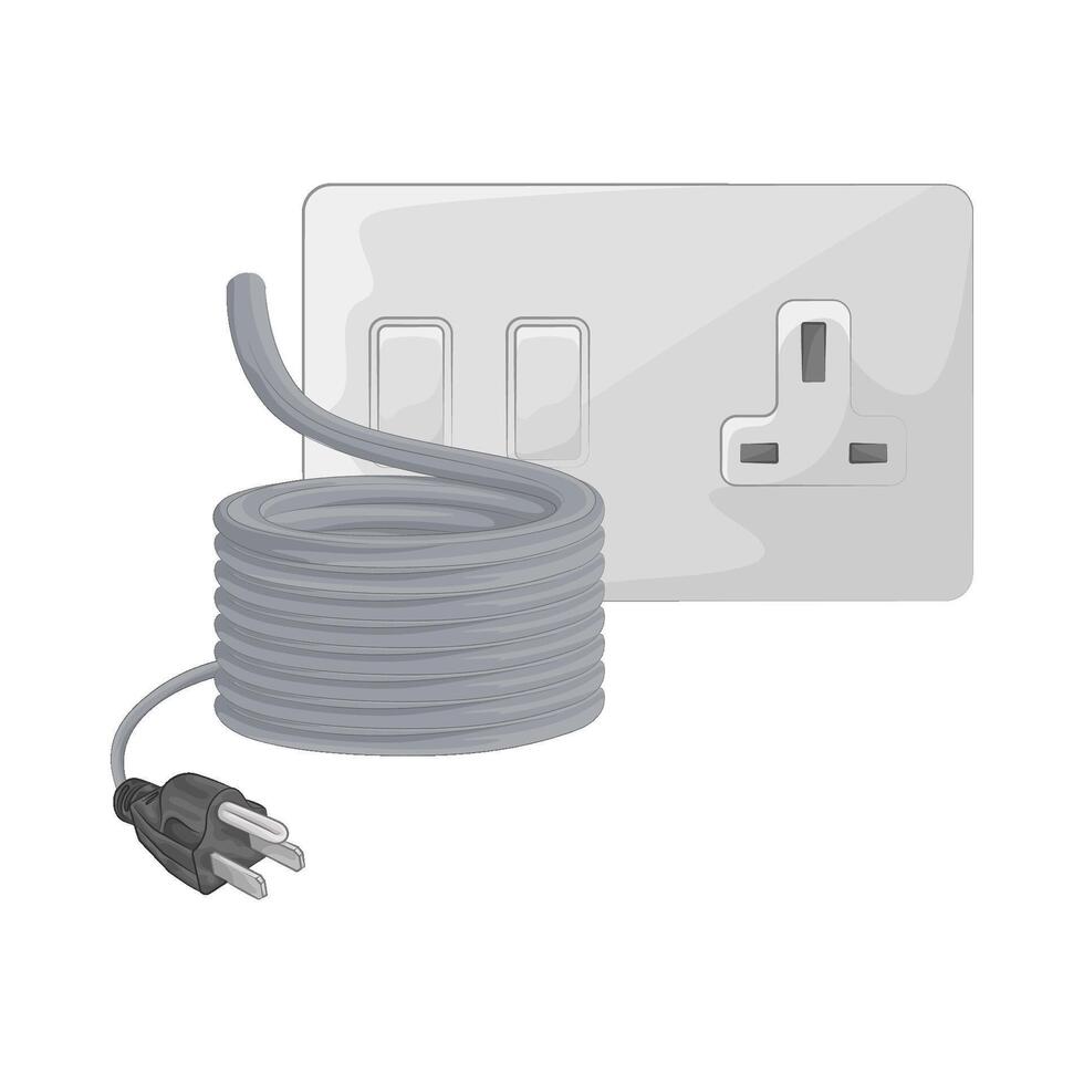 Illustration of plug vector
