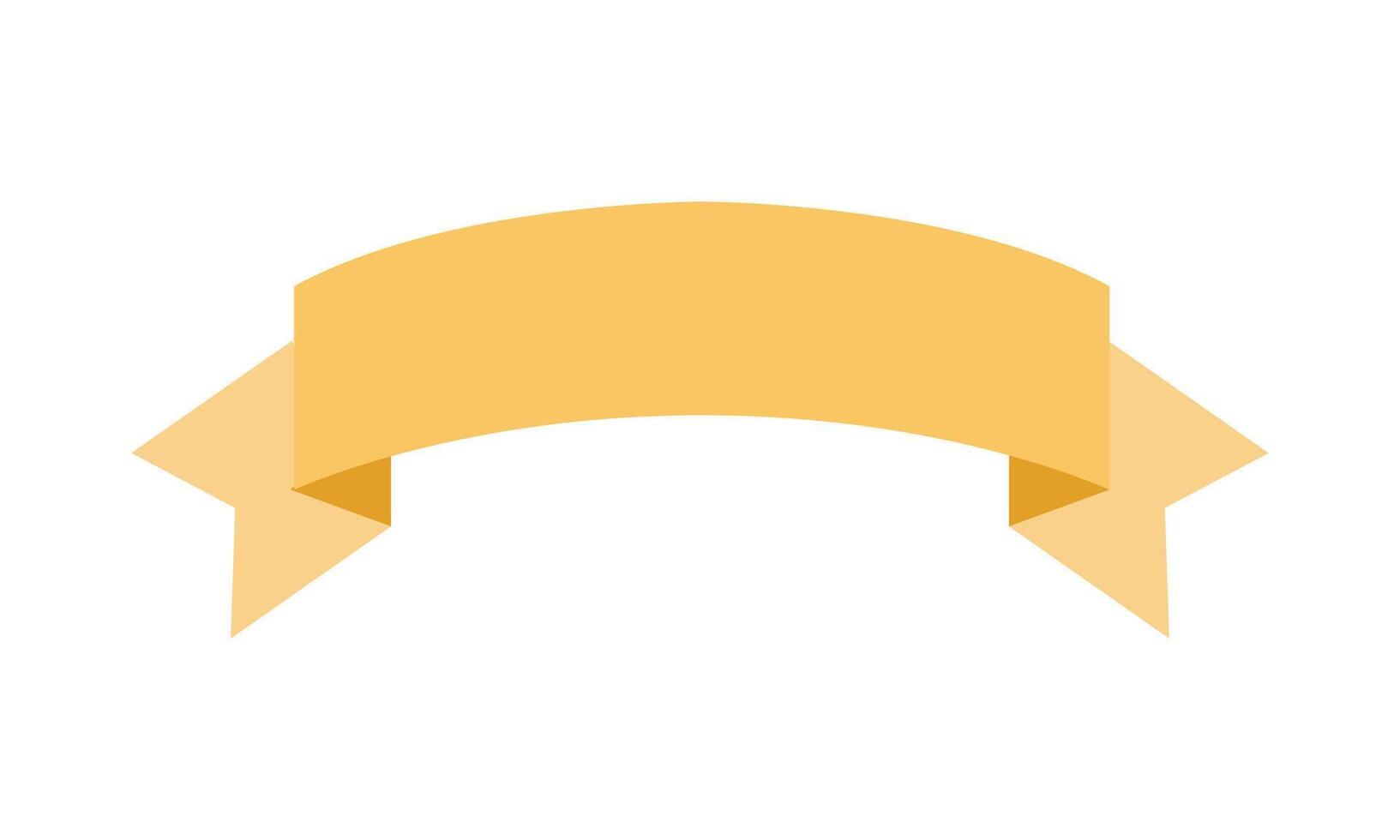 ribbon banner isolated illustration vector