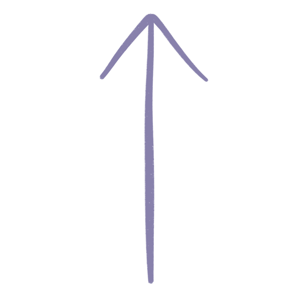 Purple Arrow Line Up Or Top Sketch Arrow Line Element png