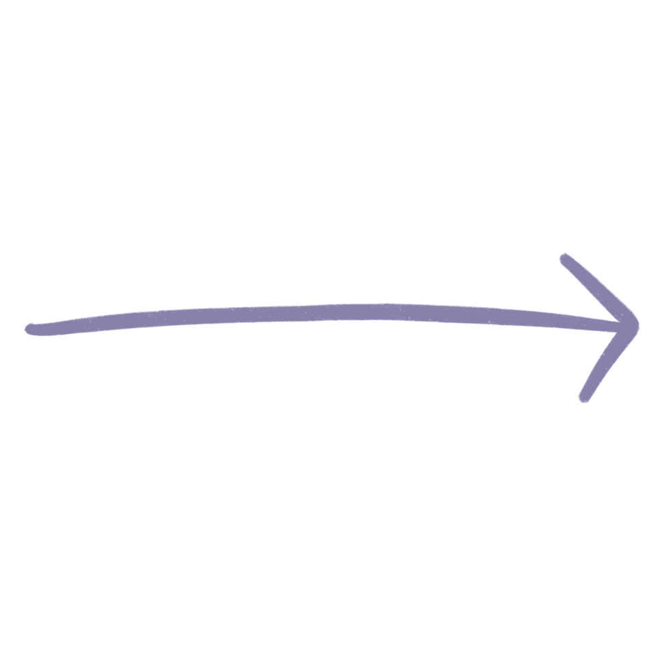 Purple Arrow Line Sketch Arrow Line Element png