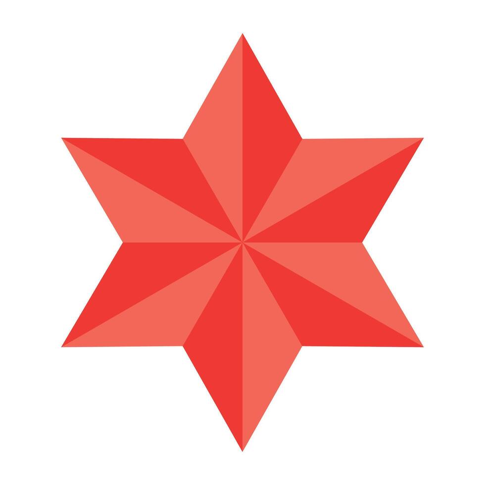 Star Star Shape illustration design on white background vector