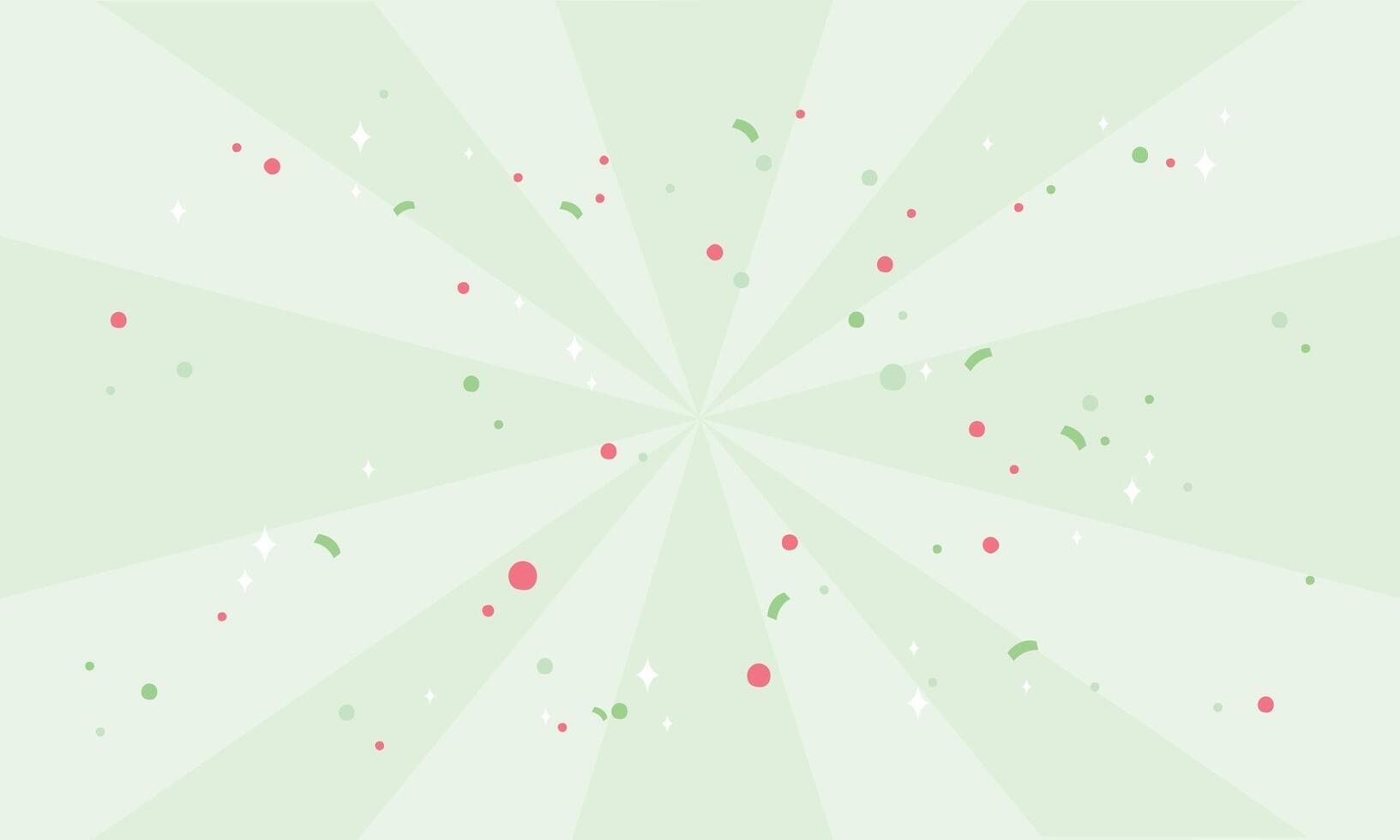 Cute template with confetti background design vector