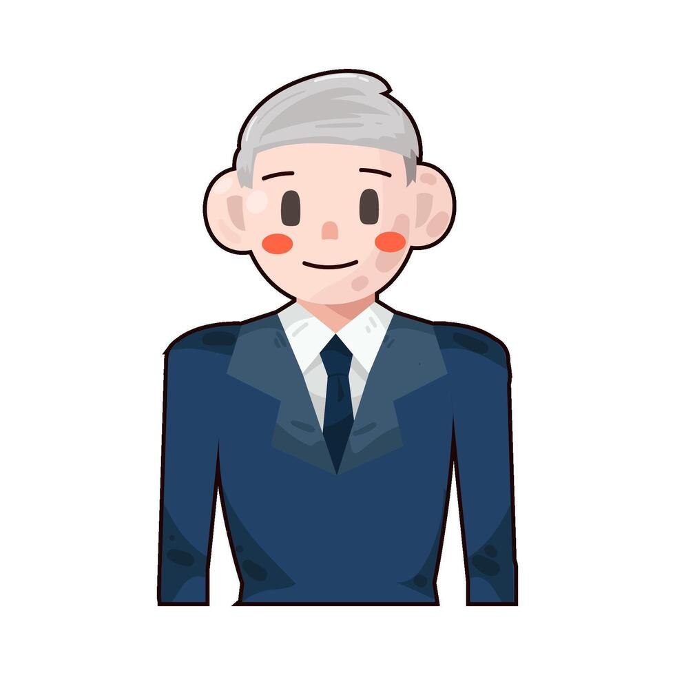 Illustration of businessman vector