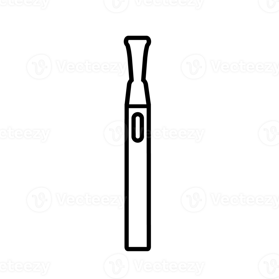 Simple electronic cigarette or heated tobacco products icon. png
