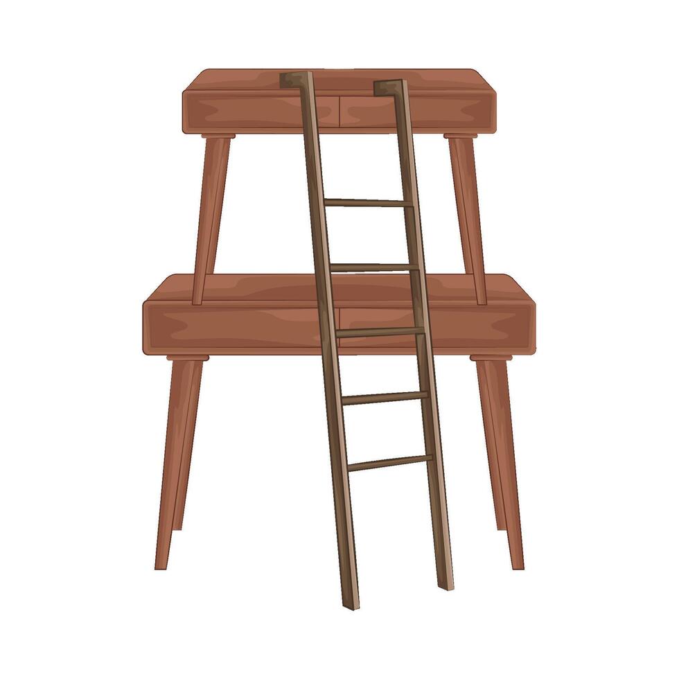 Illustration of ladder vector