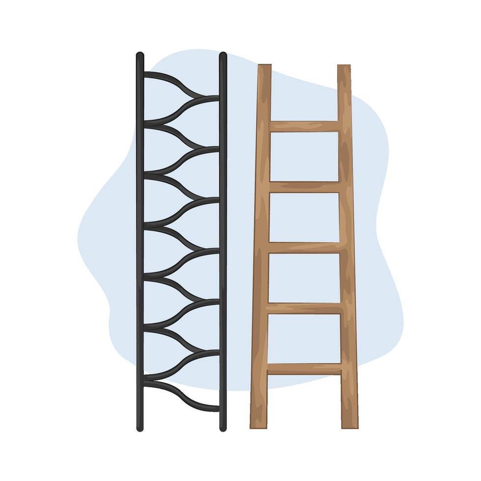 Illustration of ladder vector
