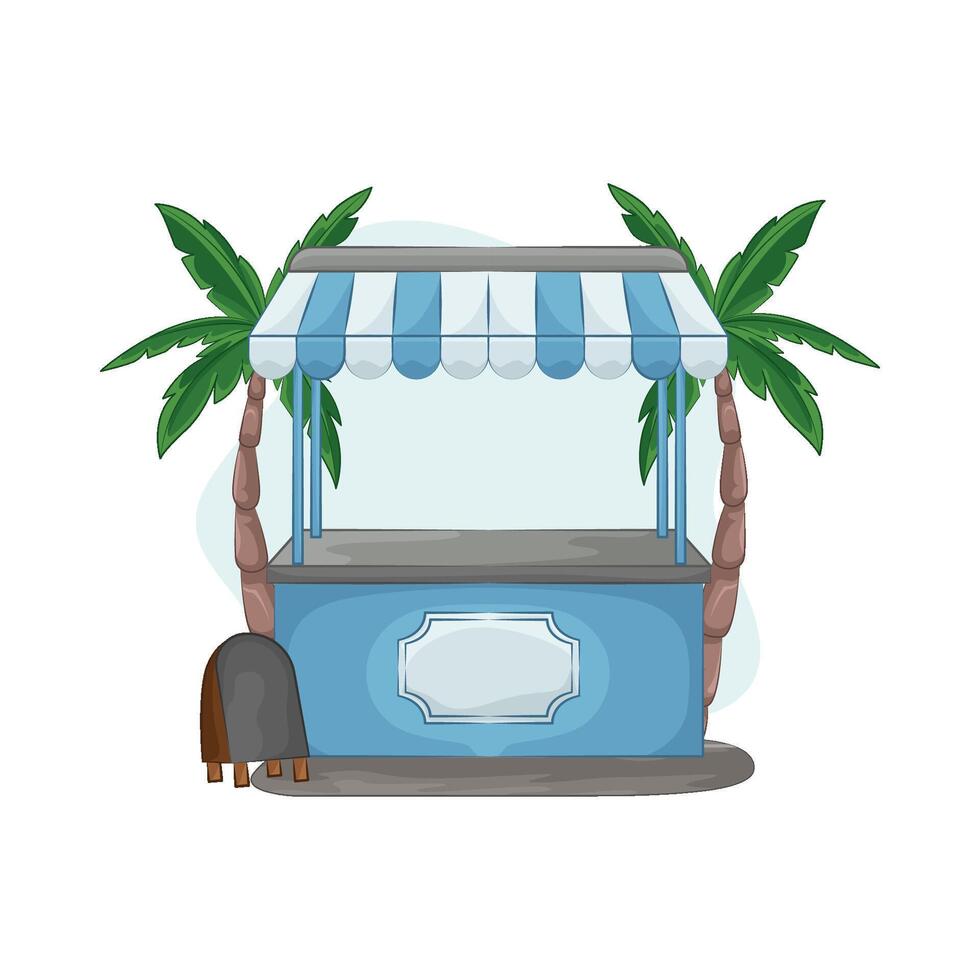 Illustration of shop vector
