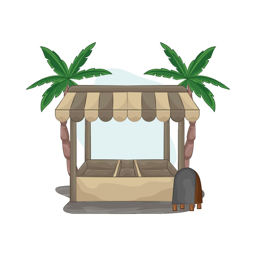 Illustration of shop vector