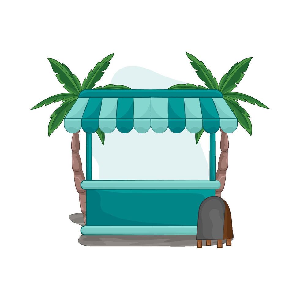 Illustration of shop vector