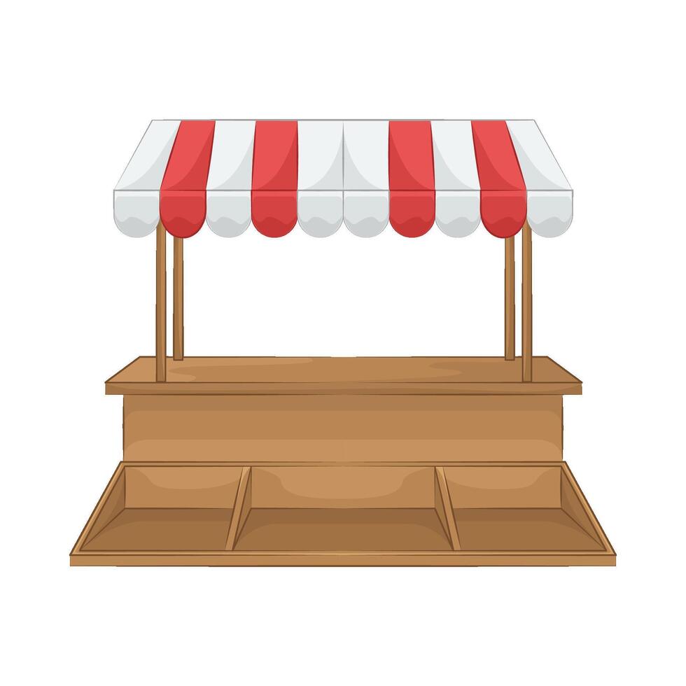 Illustration of shop vector