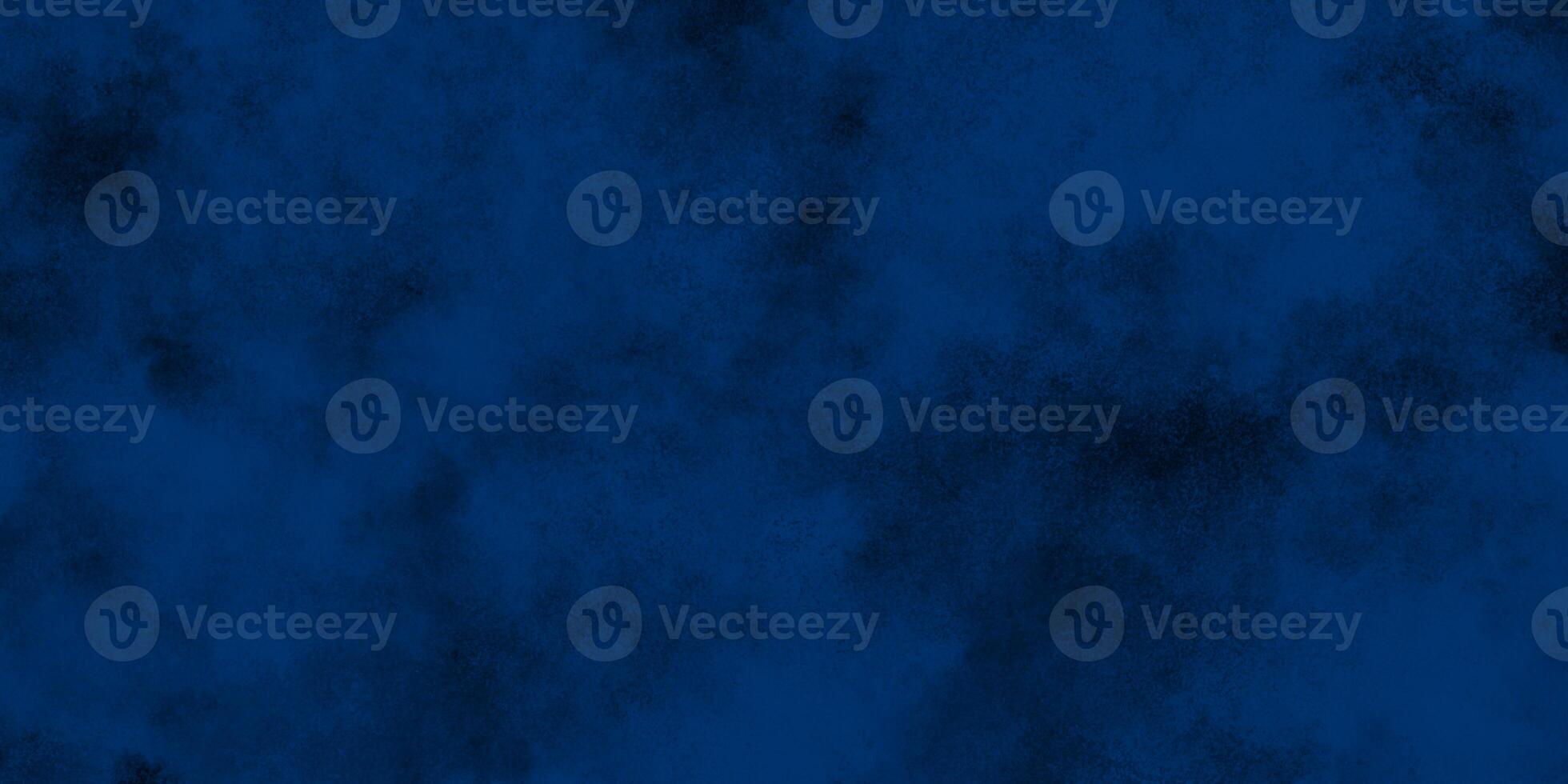 Blue background with abstract blue smoke, dark or navy blue grunge texture with grainy stains, Blue grunge with smoky stains and marble grunge. photo