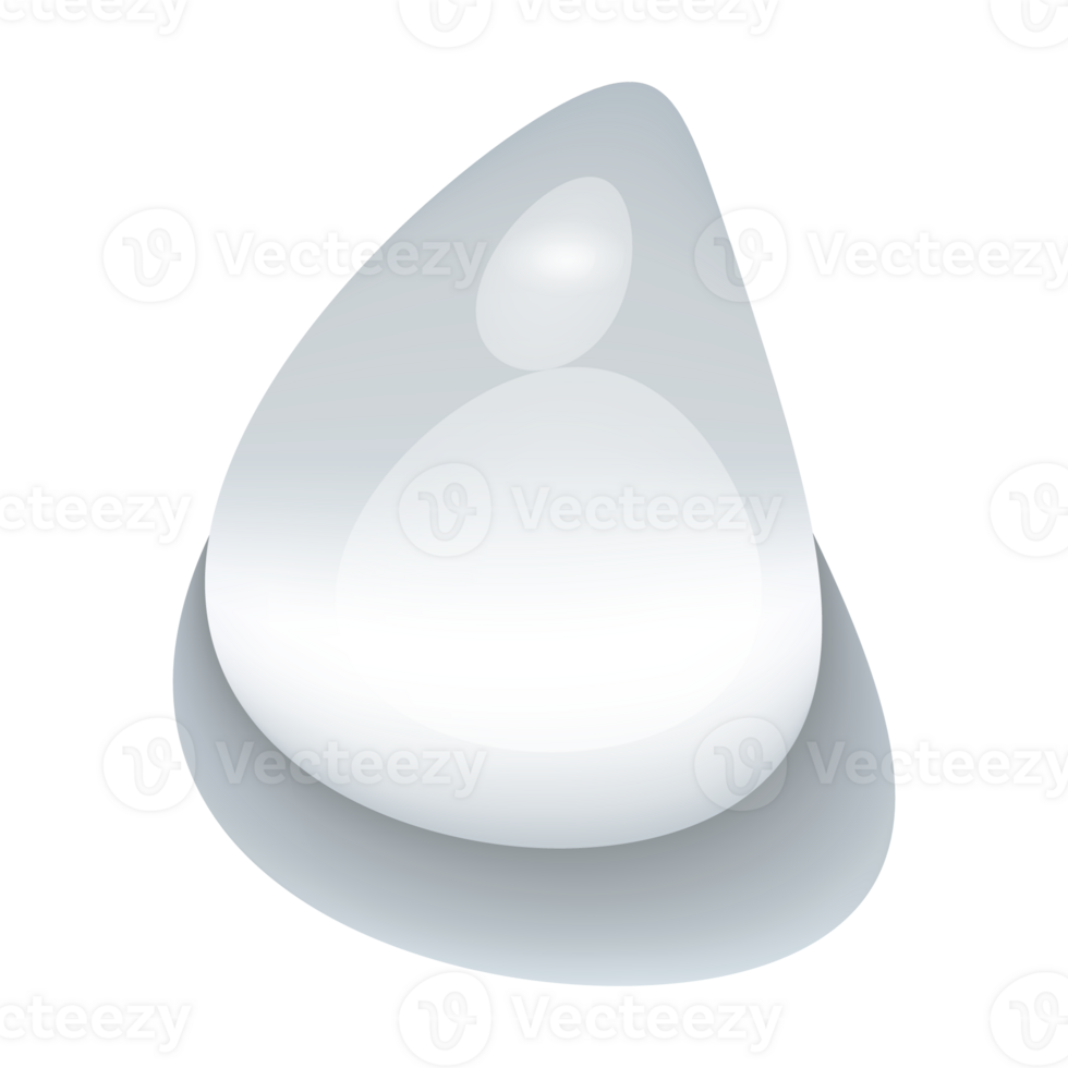 a waterdrop clearly shape on background png