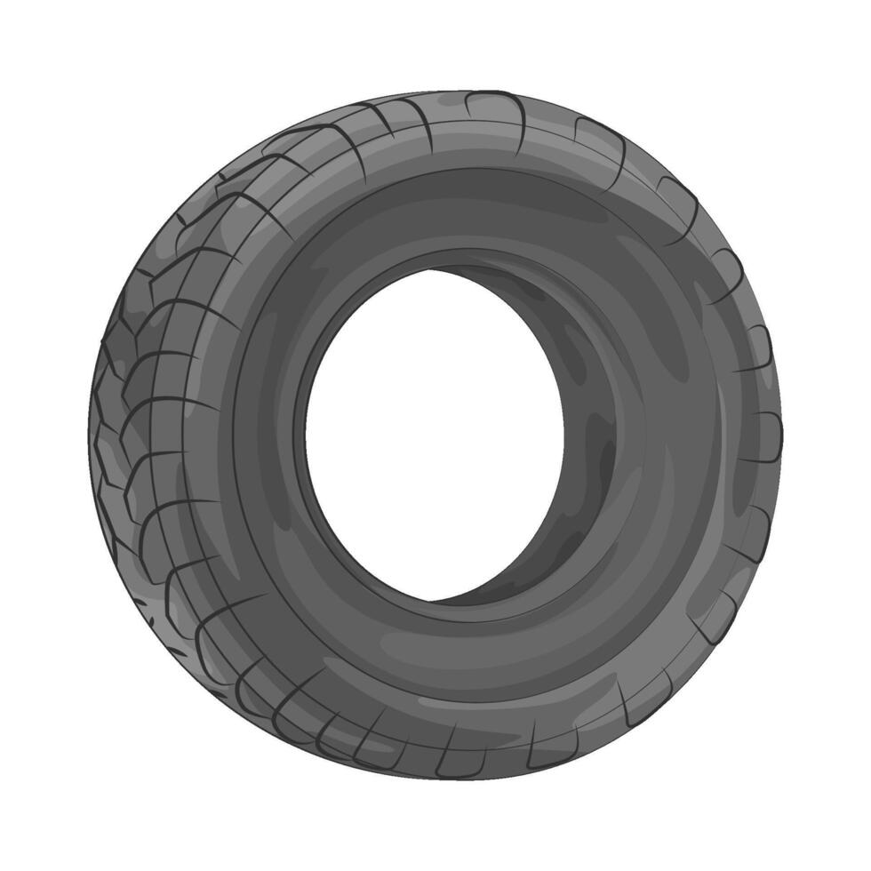 Illustration of tire vector