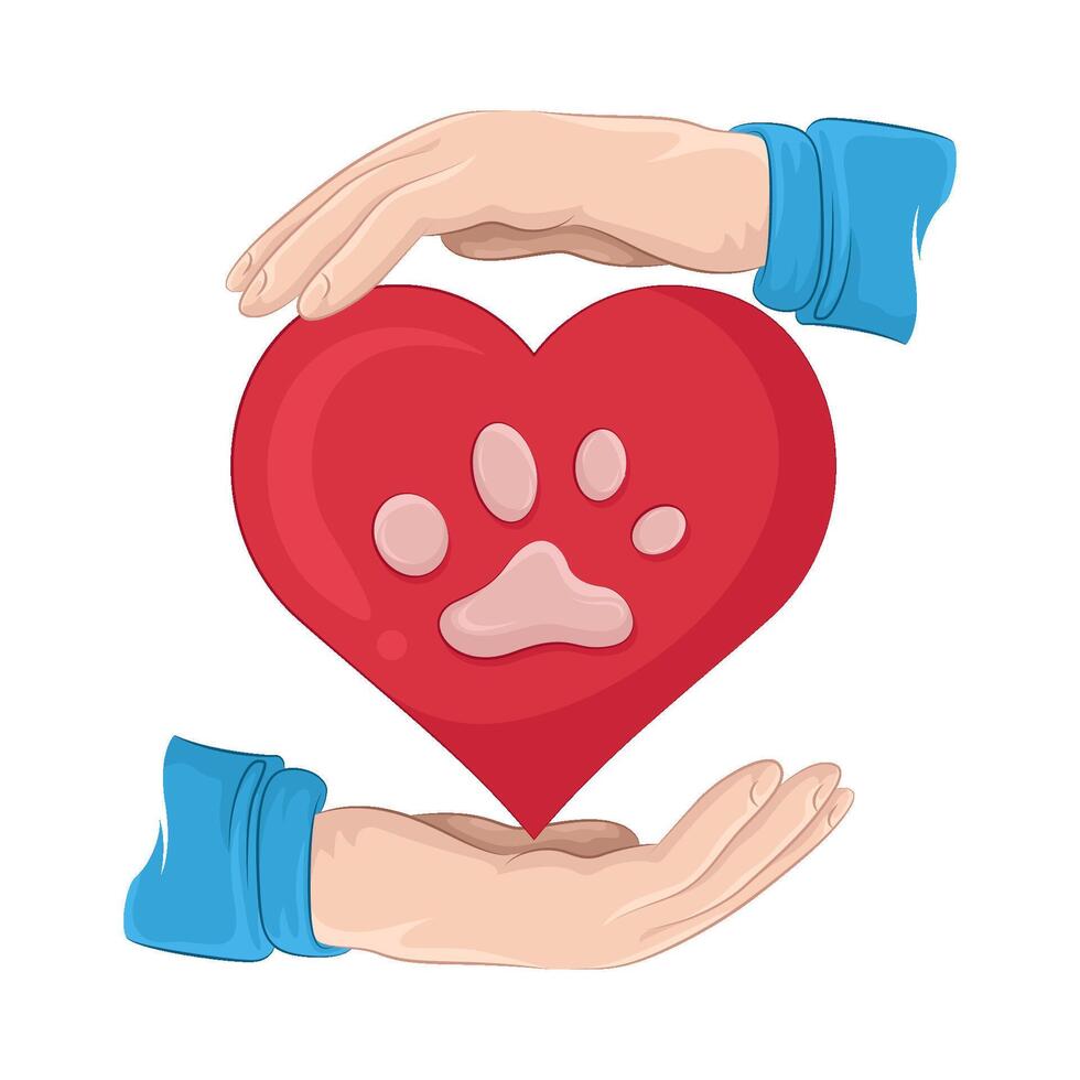 Illustration of pet care vector