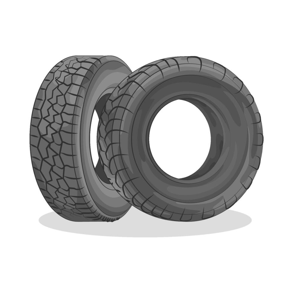 Illustration of tire vector