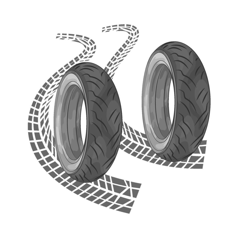 Illustration of tire vector