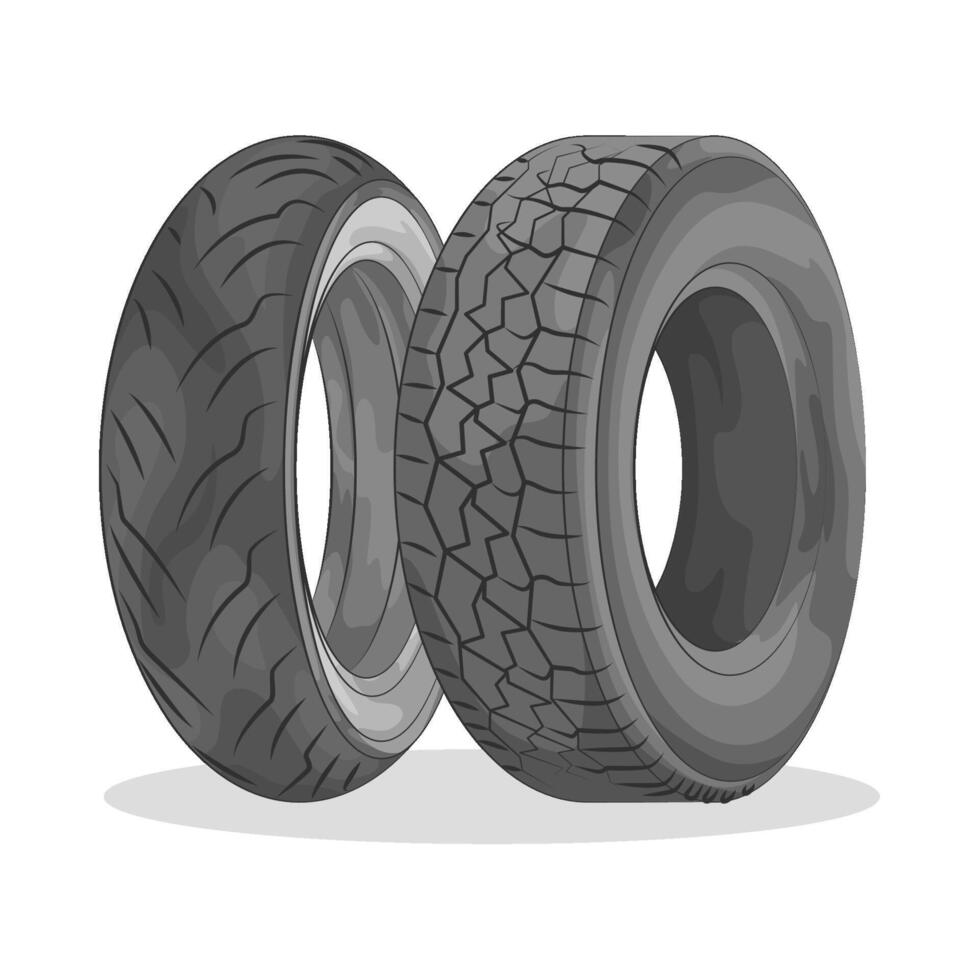 Illustration of tire vector
