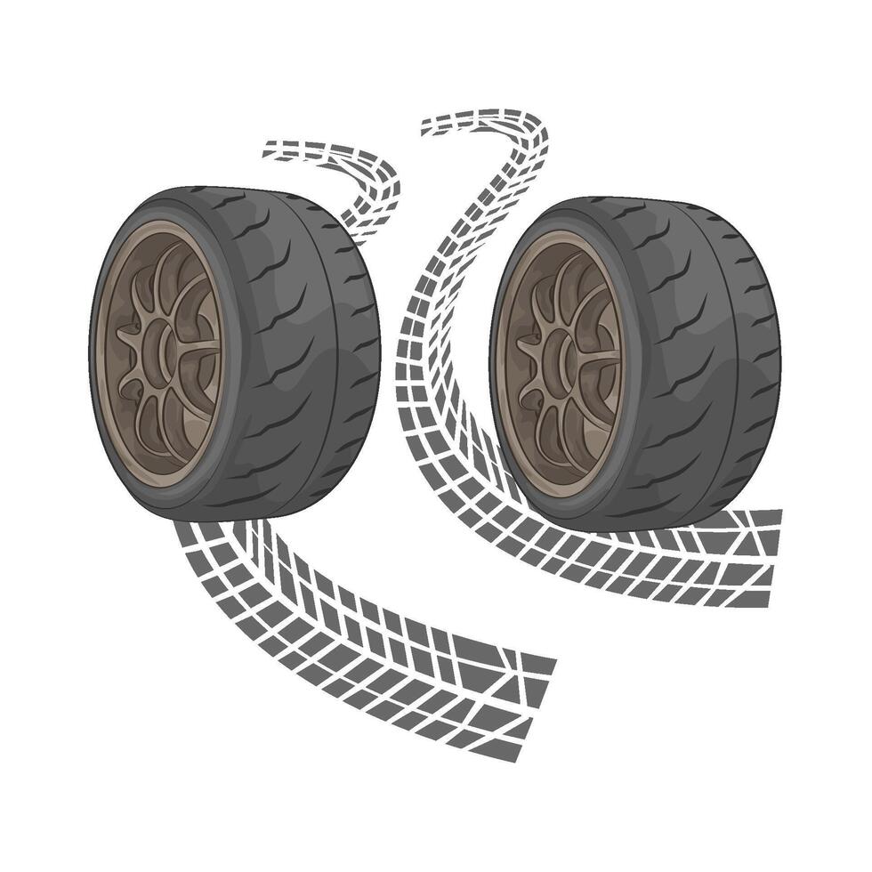 Illustration of tire vector