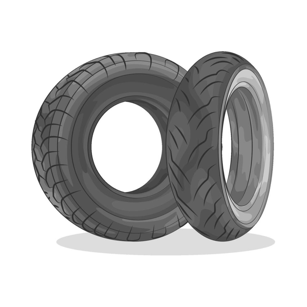 Illustration of tire vector