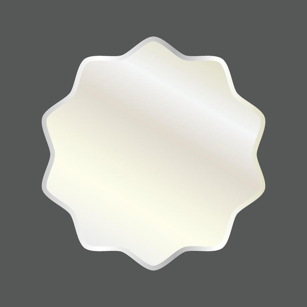 Label banner decoration on gray background vector