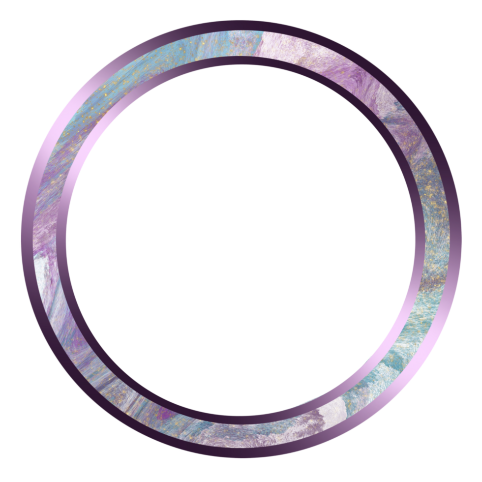 Abstract Purple Circle Frame png
