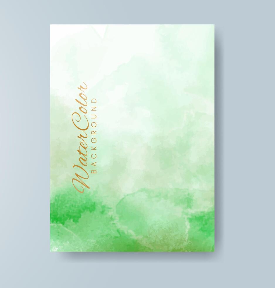 Cards with watercolor background. Design for your cover, date, postcard, banner, logo. vector