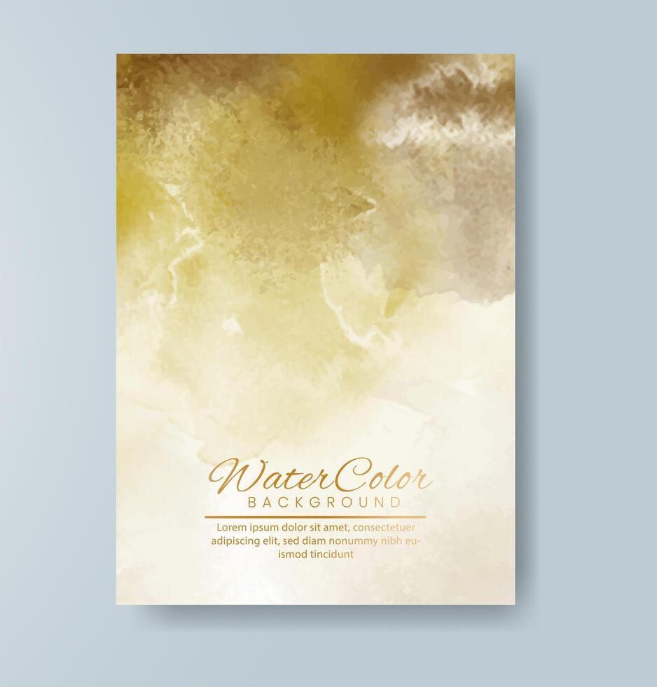 Cards with watercolor background. Design for your cover, date, postcard, banner, logo. vector