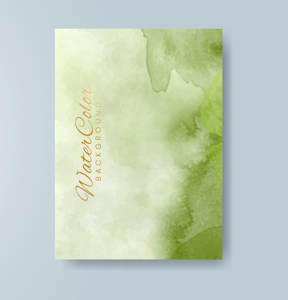 Cards with watercolor background. Design for your cover, date, postcard, banner, logo. vector