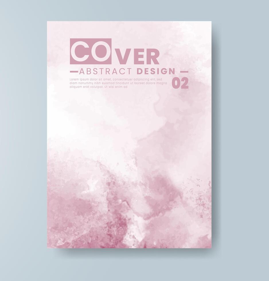 Cards with watercolor background. Design for your cover, date, postcard, banner, logo. vector
