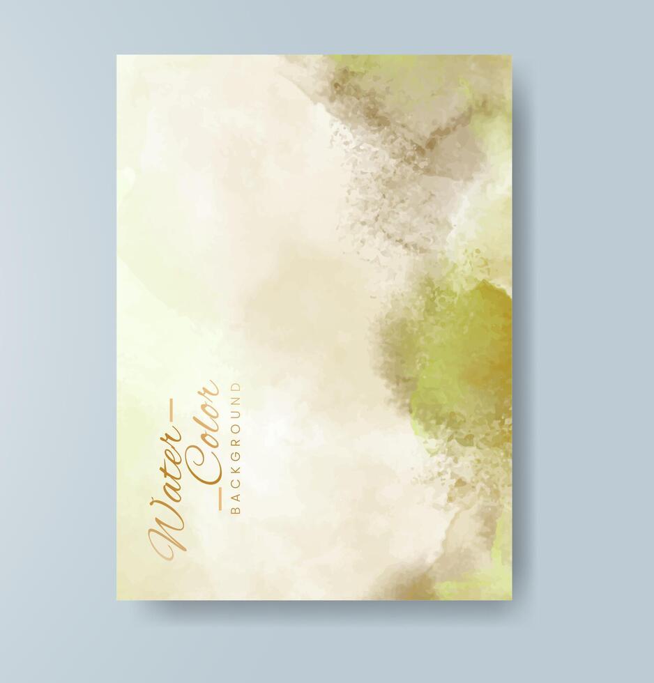 Cards with watercolor background. Design for your cover, date, postcard, banner, logo. vector