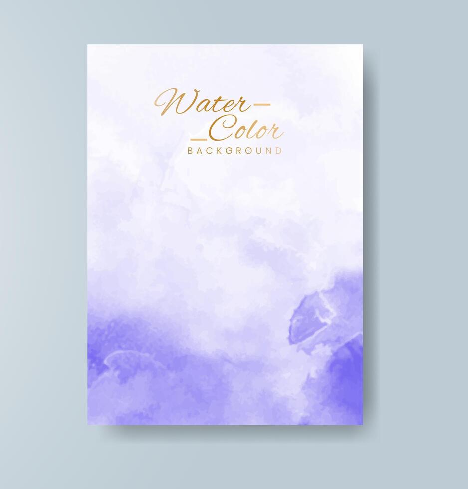 Cards with watercolor background. Design for your cover, date, postcard, banner, logo. vector