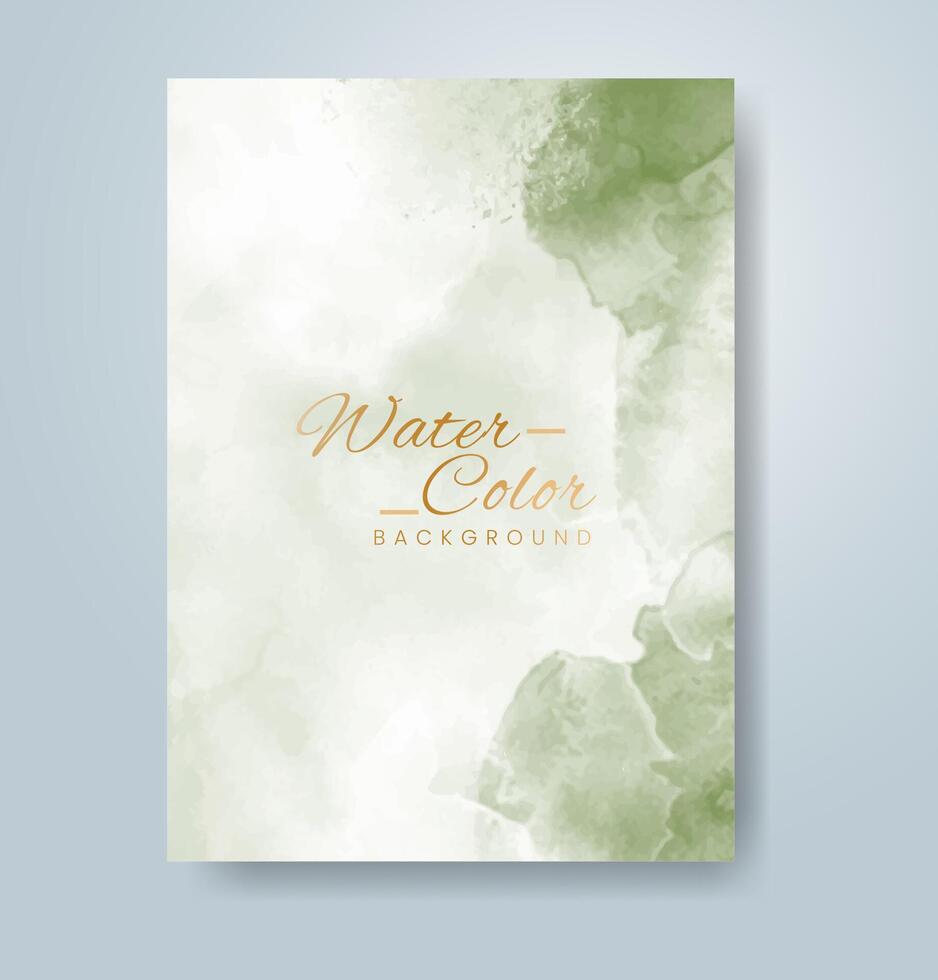 Cards with watercolor background. Design for your cover, date, postcard, banner, logo. vector