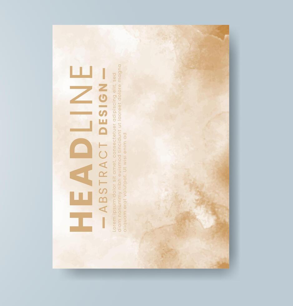 Cards with watercolor background. Design for your cover, date, postcard, banner, logo. vector