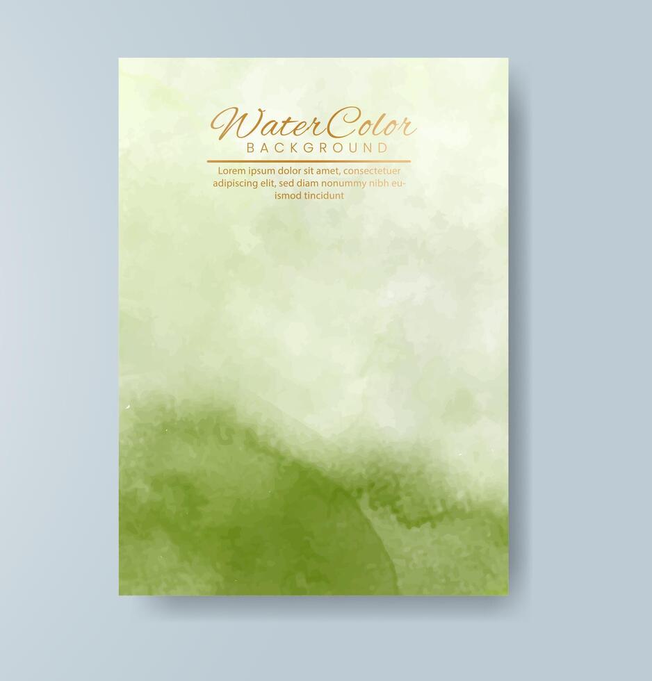 Cards with watercolor background. Design for your cover, date, postcard, banner, logo. vector