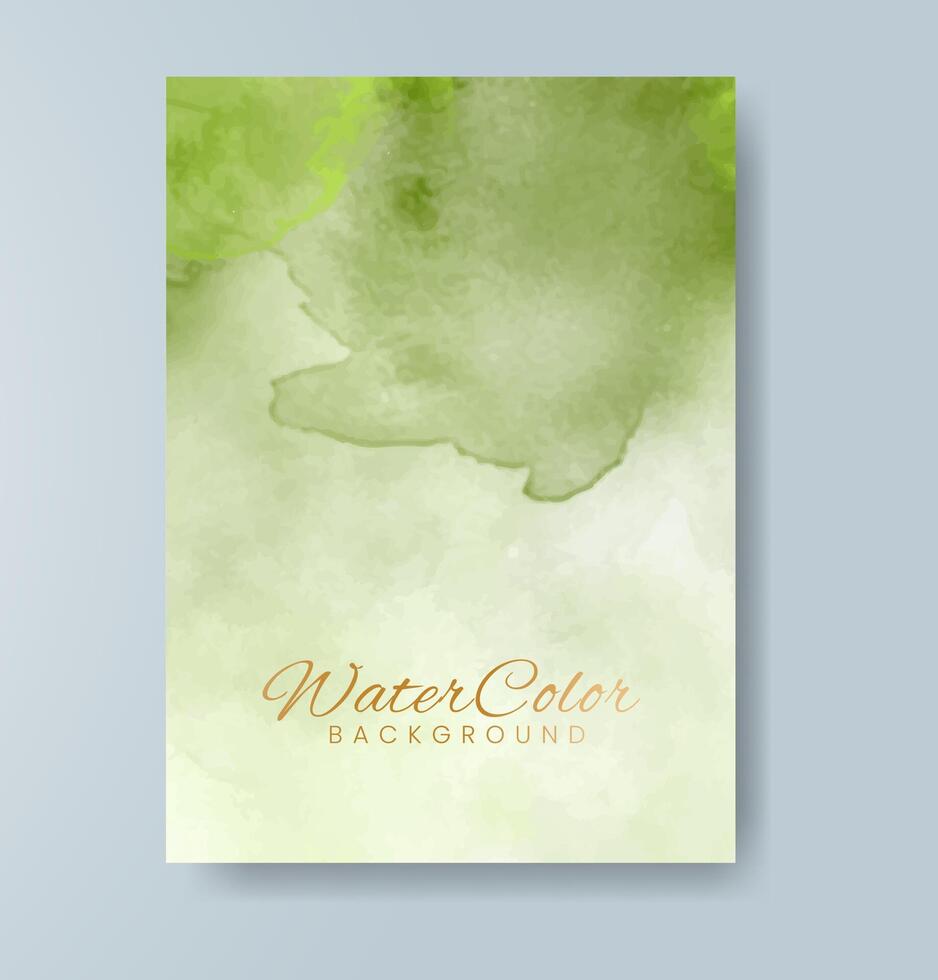 Cards with watercolor background. Design for your cover, date, postcard, banner, logo. vector