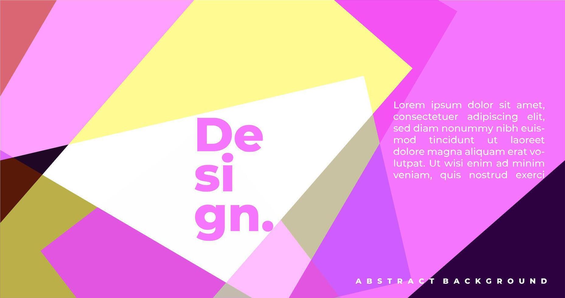 modern abstract elegant geometric background with dynamic color composition for cover banner presentation template vector