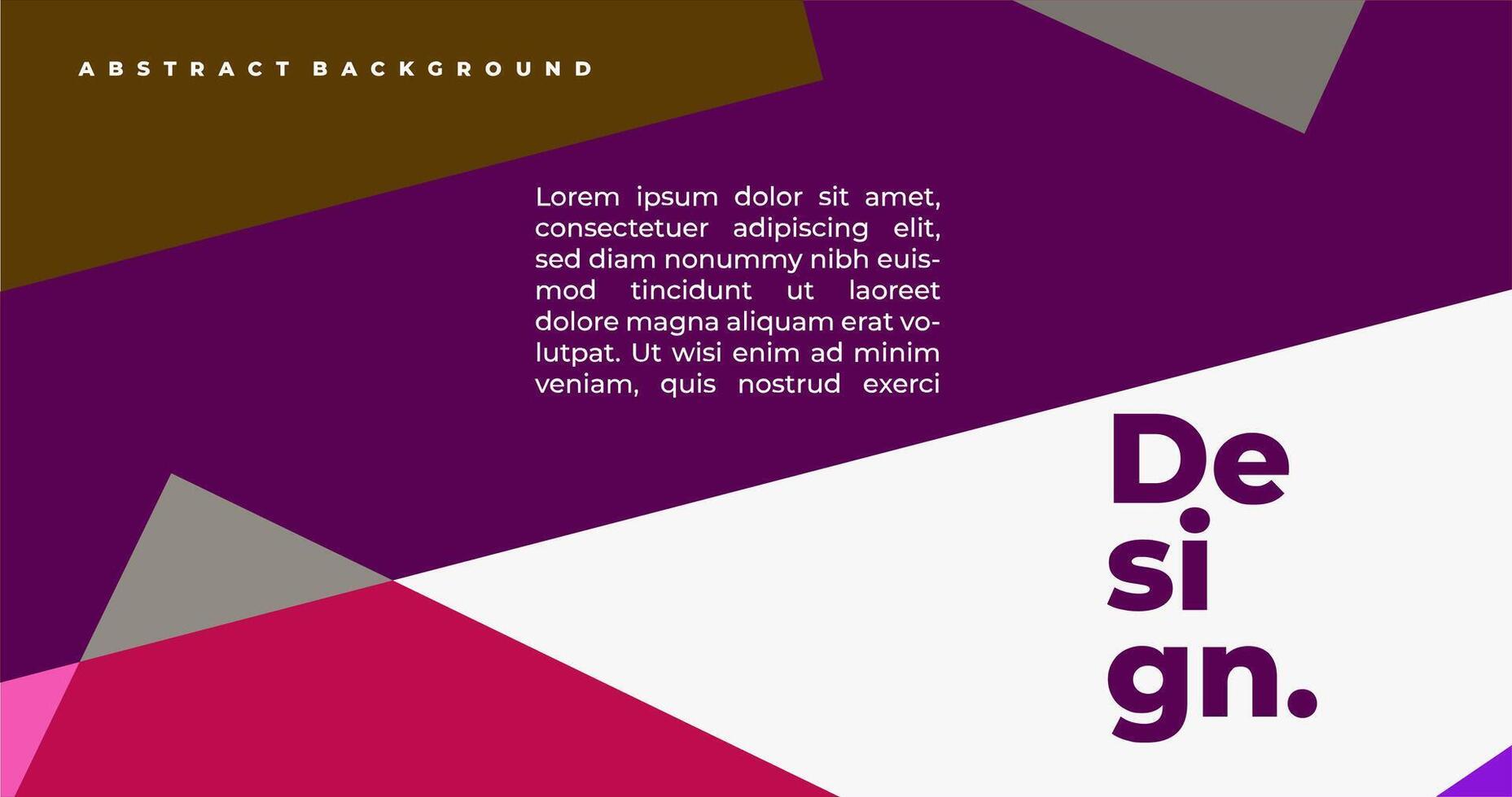modern abstract elegant geometric background with dynamic color composition for cover banner presentation template vector