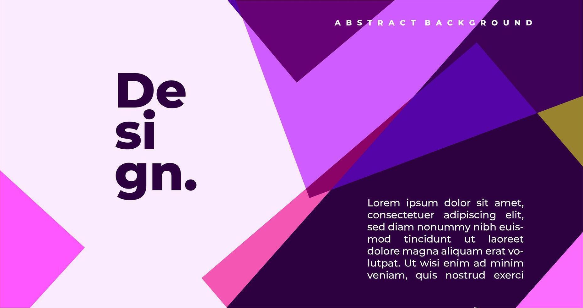 modern abstract elegant geometric background with dynamic color composition for cover banner presentation template vector