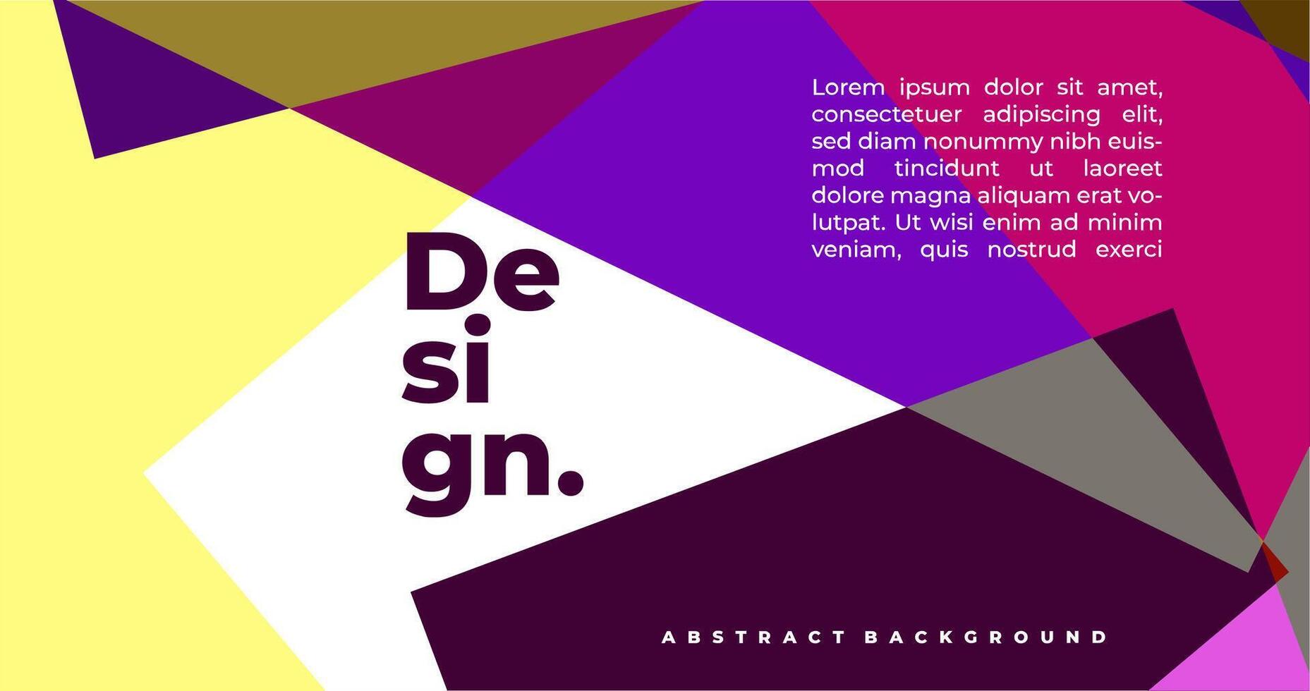 modern abstract elegant geometric background with dynamic color composition for cover banner presentation template vector