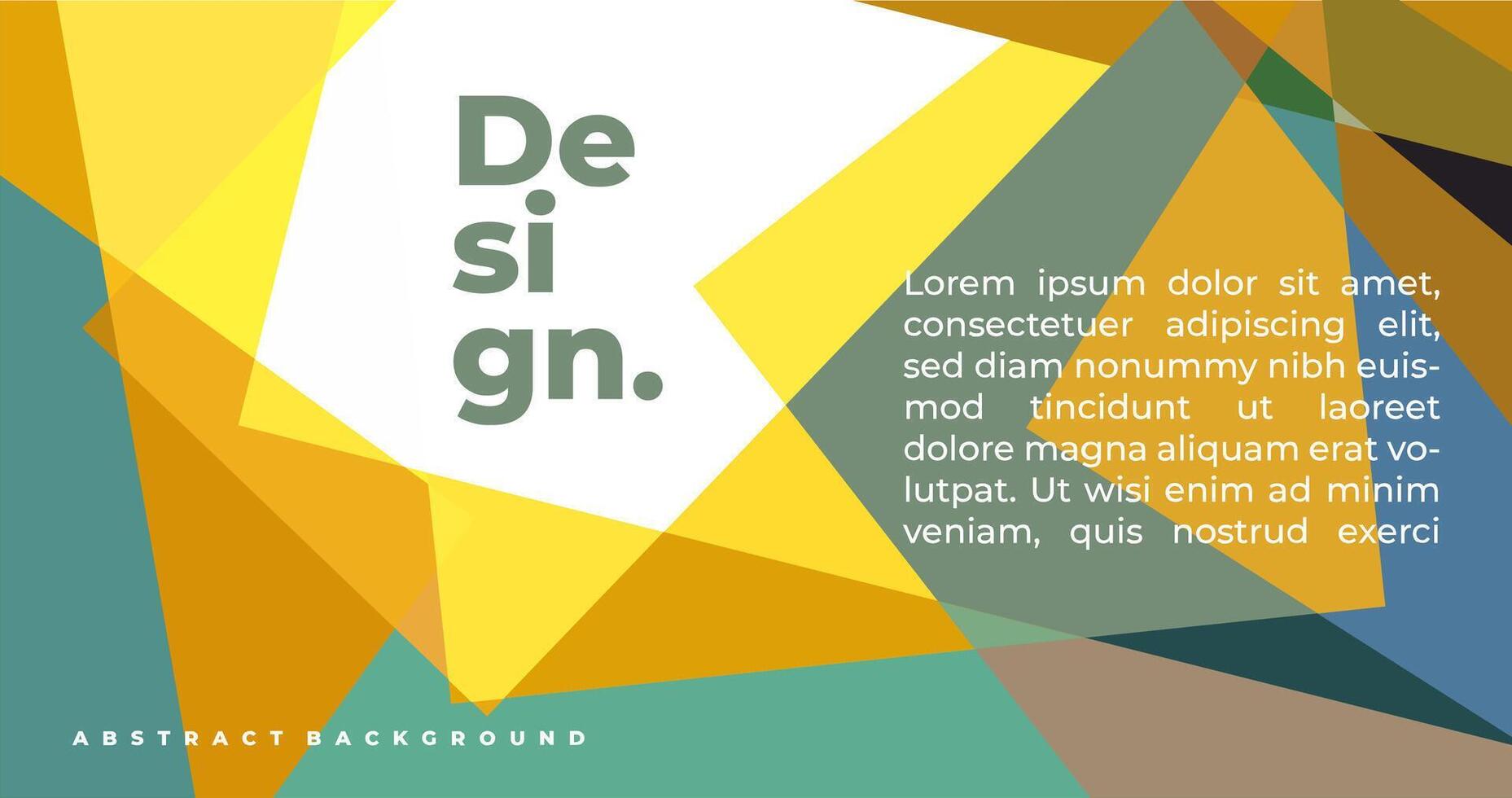 modern abstract elegant geometric background with dynamic color composition for cover banner presentation template vector