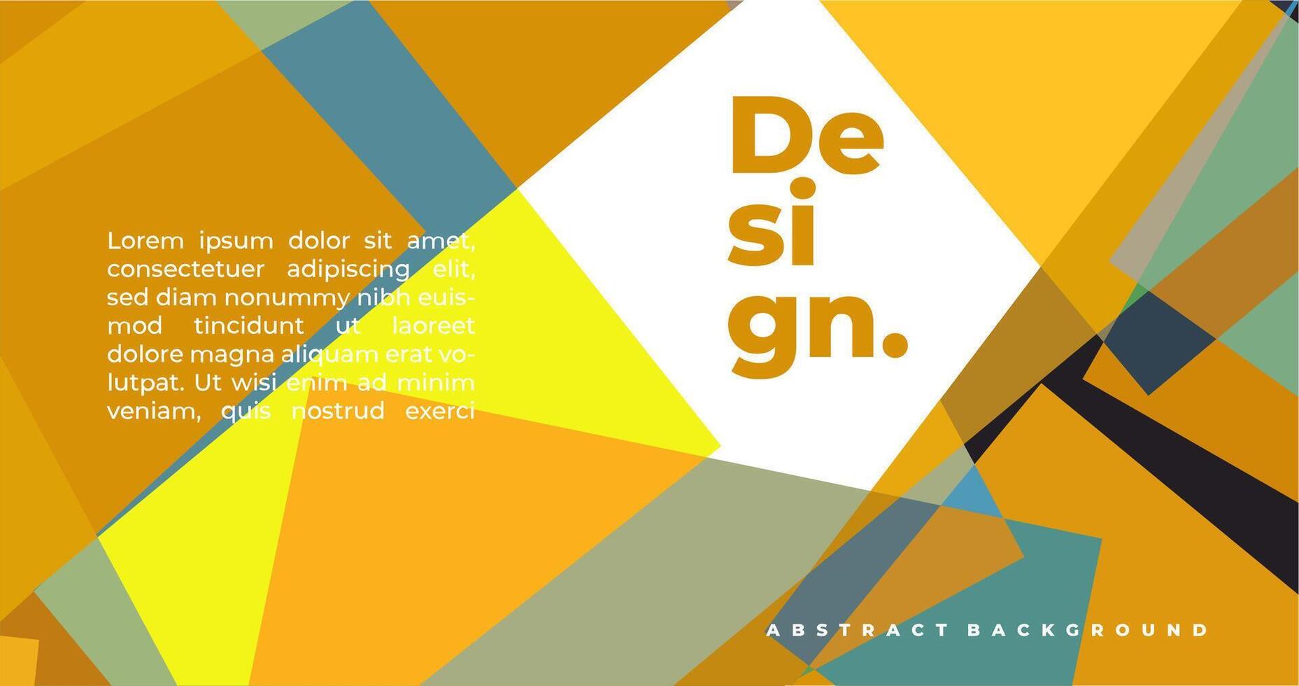 modern abstract elegant geometric background with dynamic color composition for cover banner presentation template vector